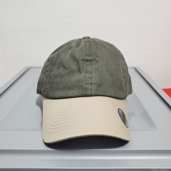 NWOT DAD UNISEX CAP HATGREEN/KHAKI STRAPBACK - Picture 1 of 8